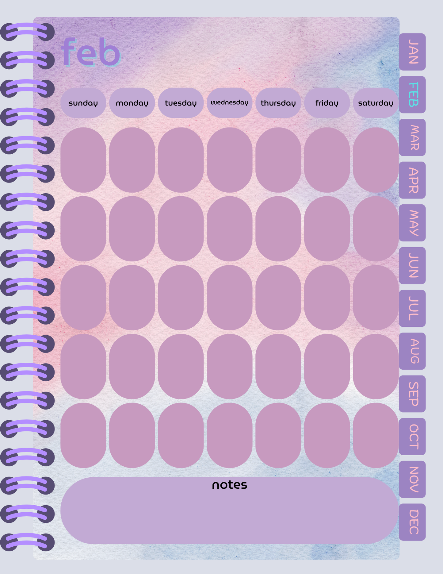 Digital Notebook Planner: Coffee & Lipstick (DIGITAL PRODUCT)