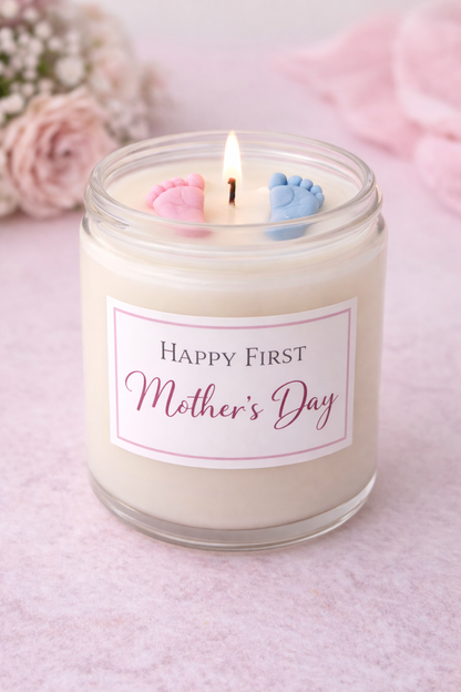 Custom Mother's Day Candle - Make Your Own Personalized 9oz Jar Candle and Label