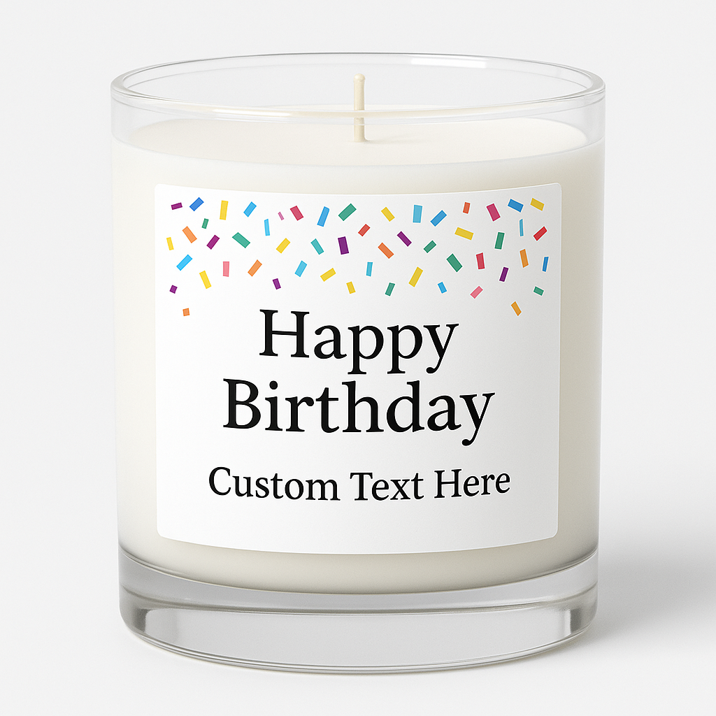 Create a Custom Scented 9oz Candle - Make Your Own Personalized Jar Candle and Label