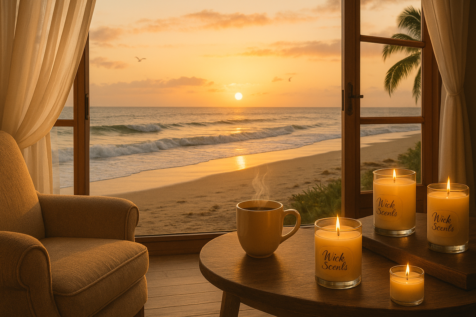 Load video: Sunsets &amp; Wick Scents