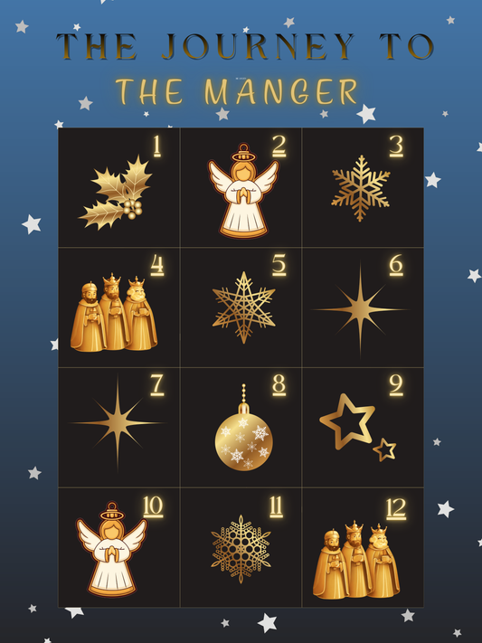 Journey to the Manger - Digital Advent Calendar - Christmas Countdown