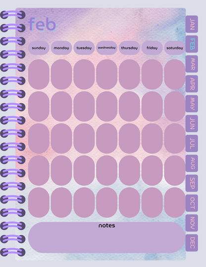 Digital Notebook Planner: Coffee & Lipstick (DIGITAL PRODUCT)