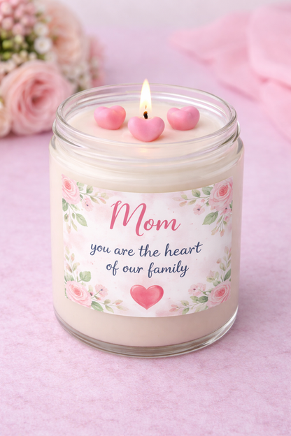 Custom Mother's Day Candle - Make Your Own Personalized 9oz Jar Candle and Label