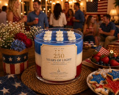 4th of July Commemorative Candle