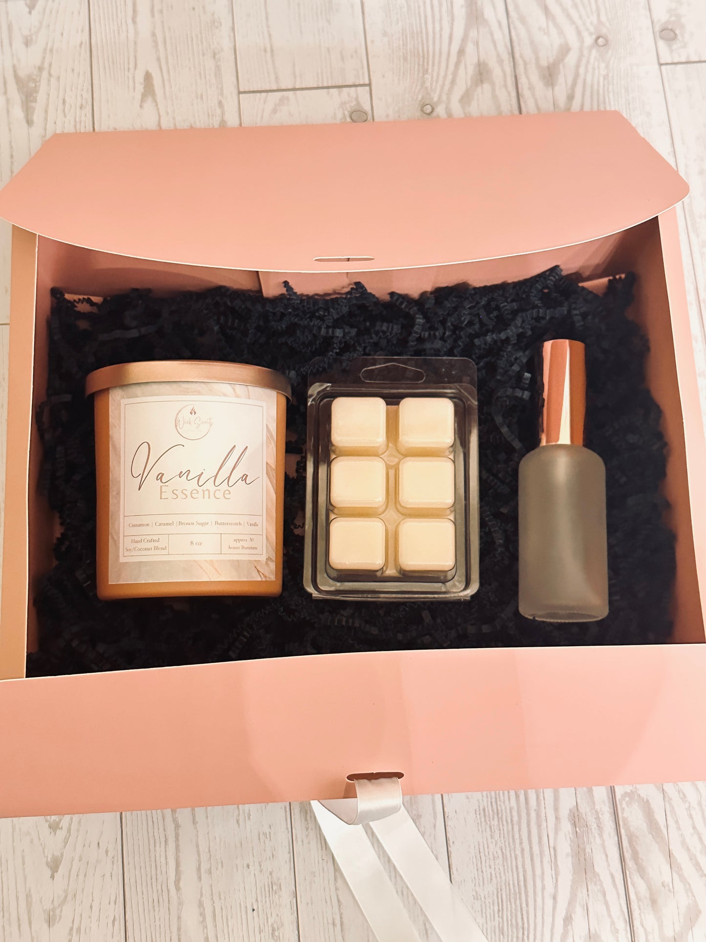 Vanilla Essence Gift Box- Wick Scents Signature Scent