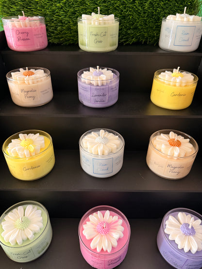 Spring Flower Candles