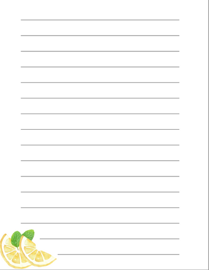 Digital Notebook Lemon for Ipad (DIGITAL PRODUCT)