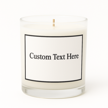 Create a Custom Scented Candle - Make Your Own Personalized Jar Candle and Label