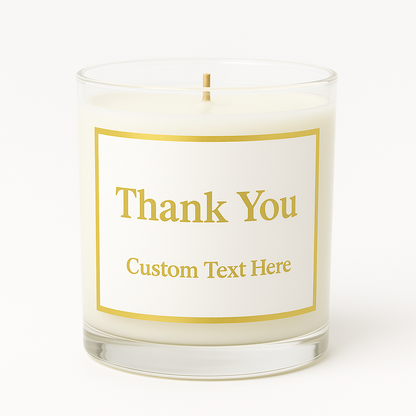 Create a Custom Scented Candle - Make Your Own Personalized Jar Candle and Label